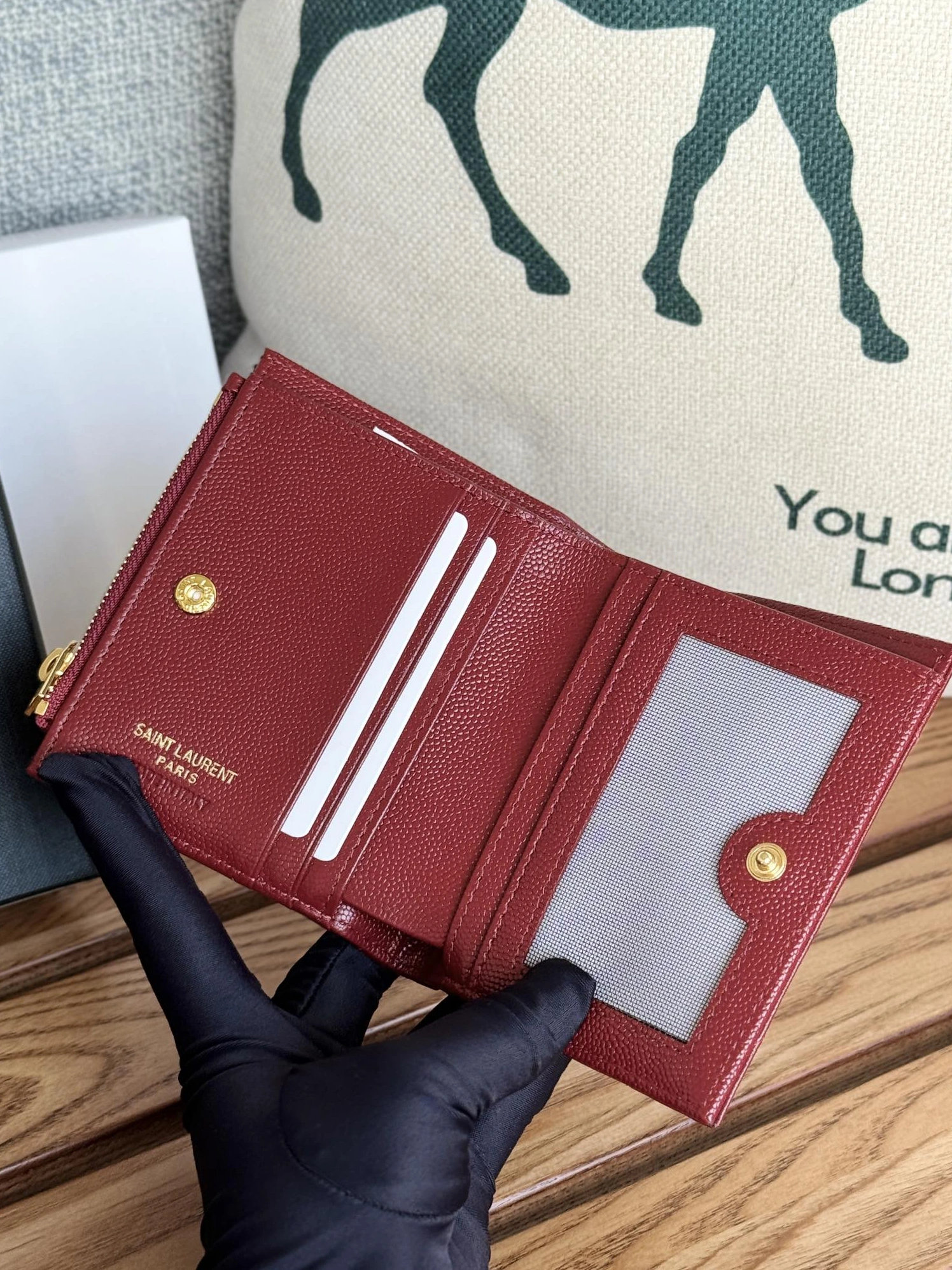 Yves Saint Laurent AAA Quality Wallets Modern 3479