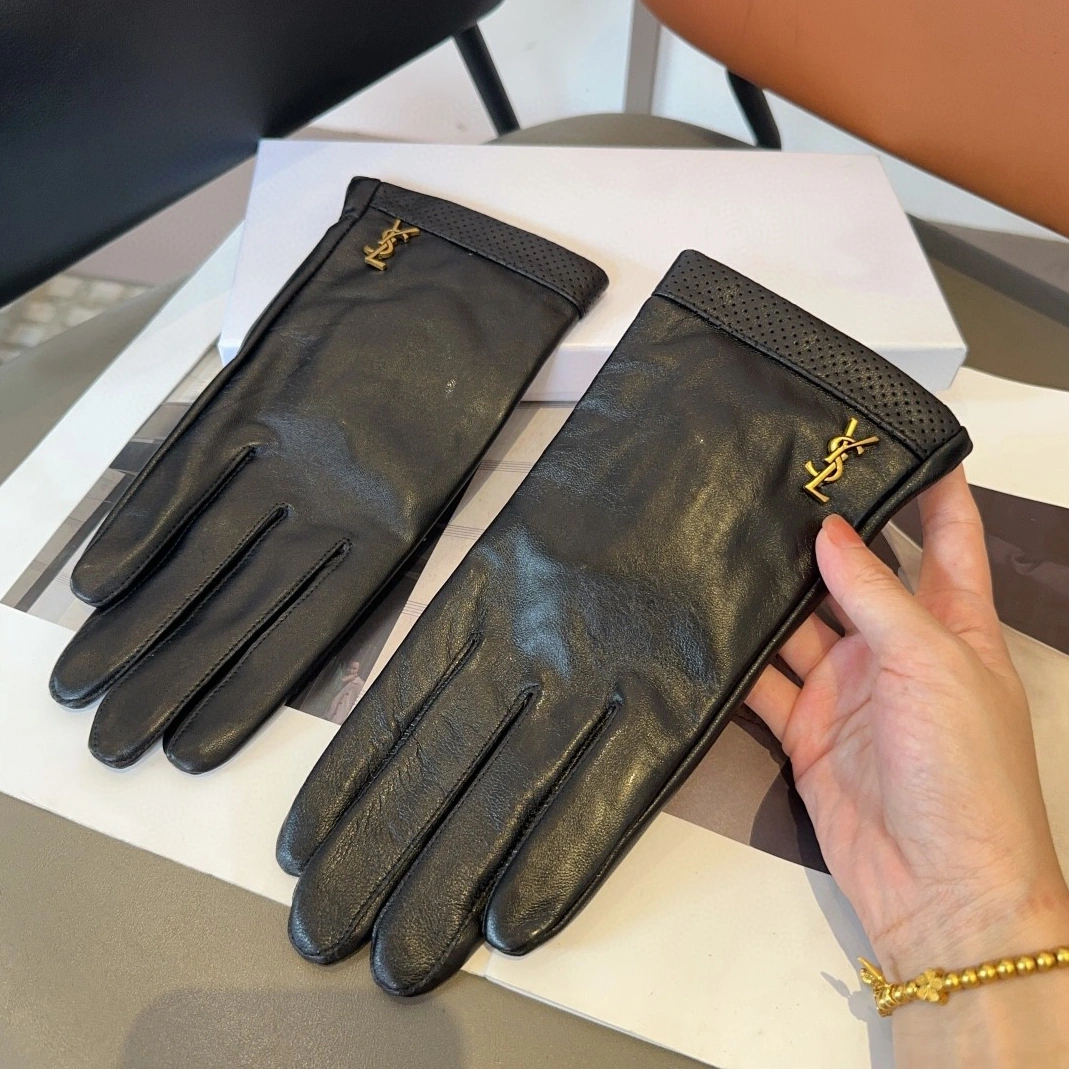 Yves Saint Laurent Gloves For Women Breathable 4159