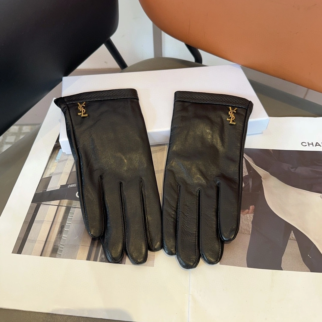 Yves Saint Laurent Gloves For Women Breathable 4159