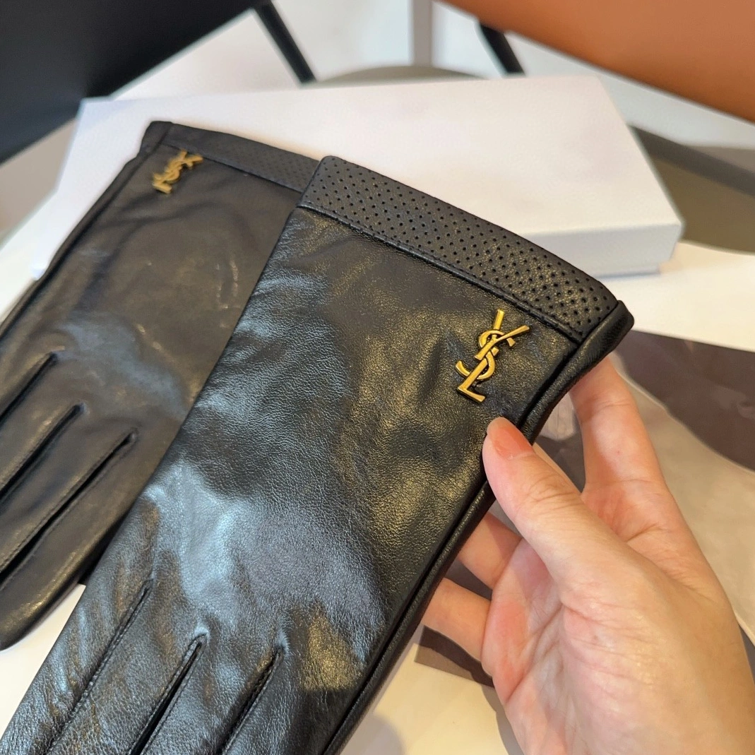 Yves Saint Laurent Gloves For Women Breathable 4159