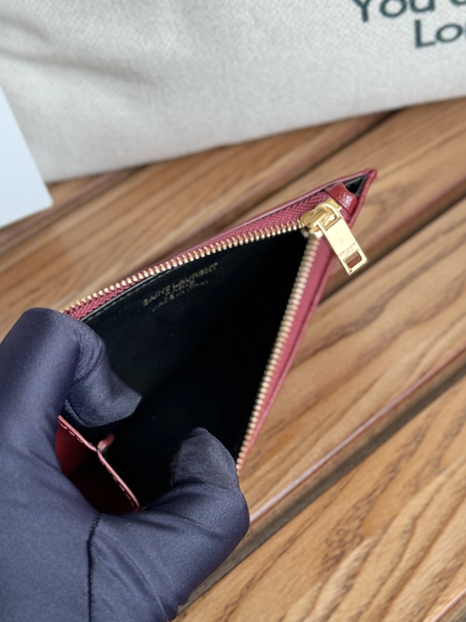 Yves Saint Laurent YSL Card Case Bold 9450