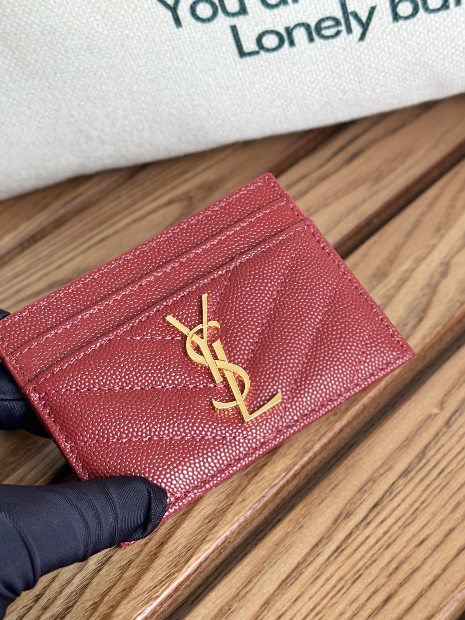 Yves Saint Laurent YSL Card Case Comfortable 2555
