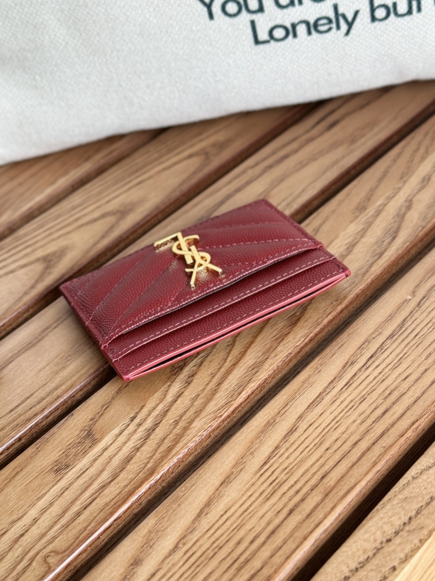 Yves Saint Laurent YSL Card Case Comfortable 2555