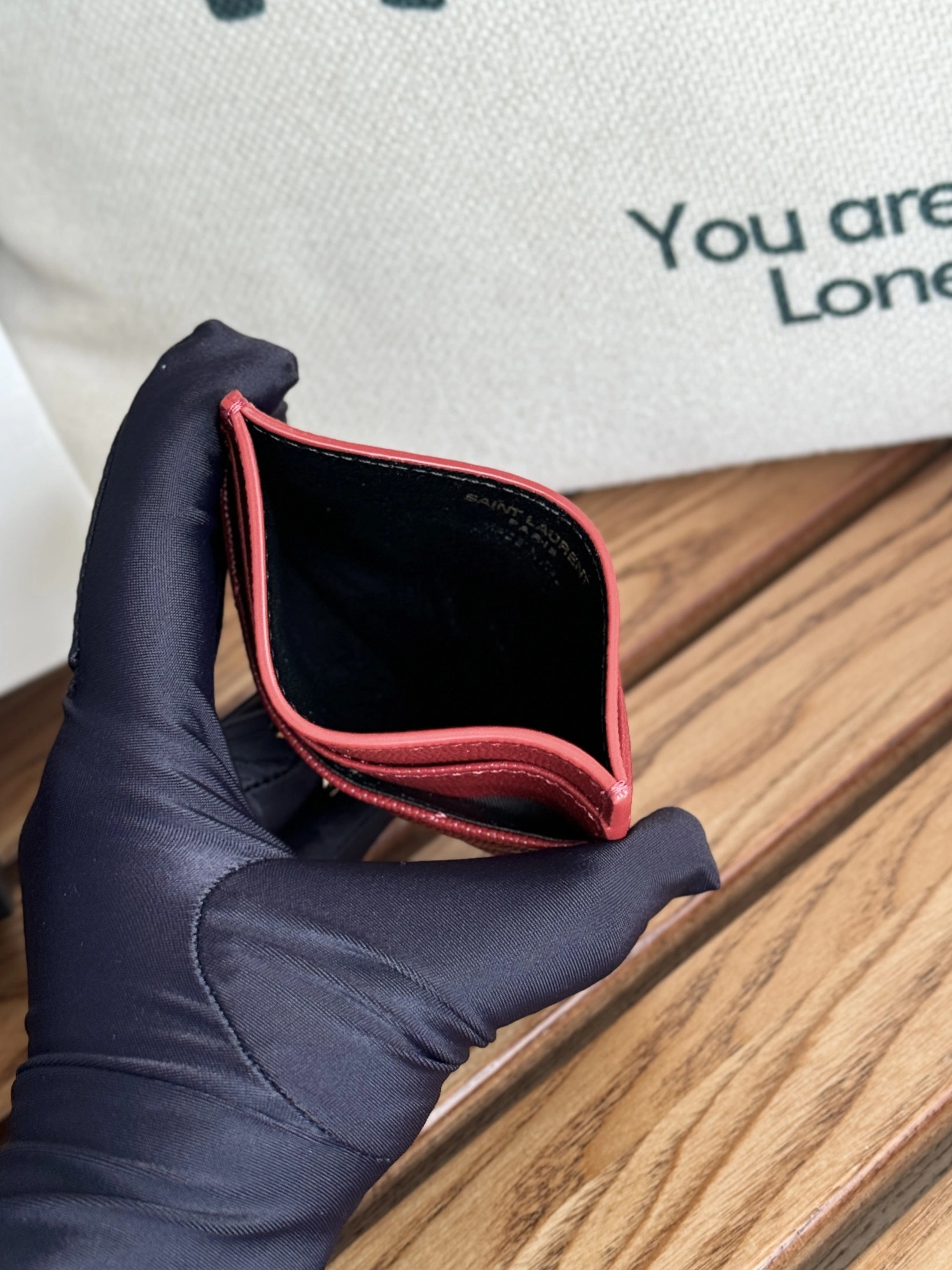 Yves Saint Laurent YSL Card Case Comfortable 2555