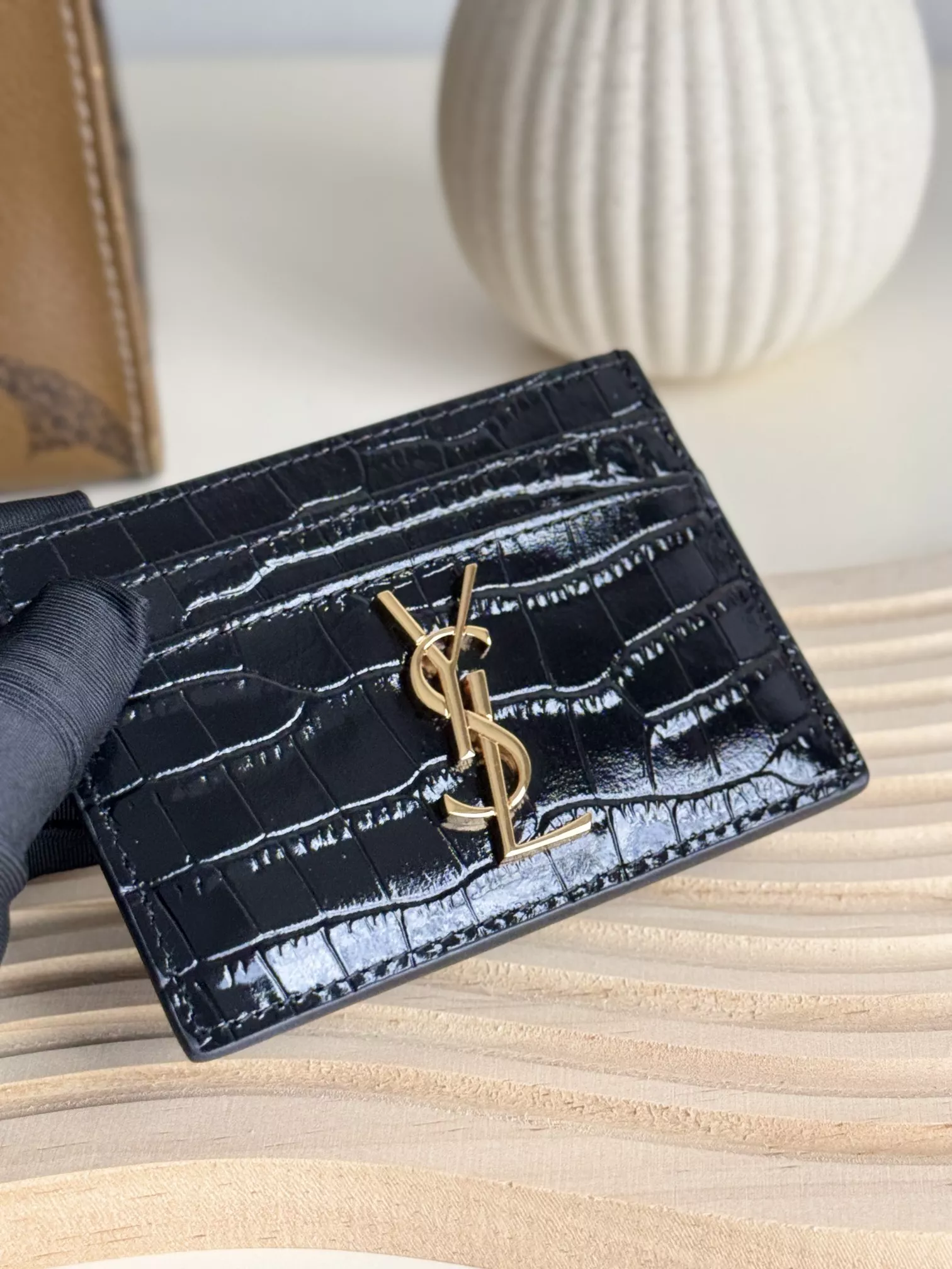 Yves Saint Laurent YSL Card Case For Women GoodFit 9393