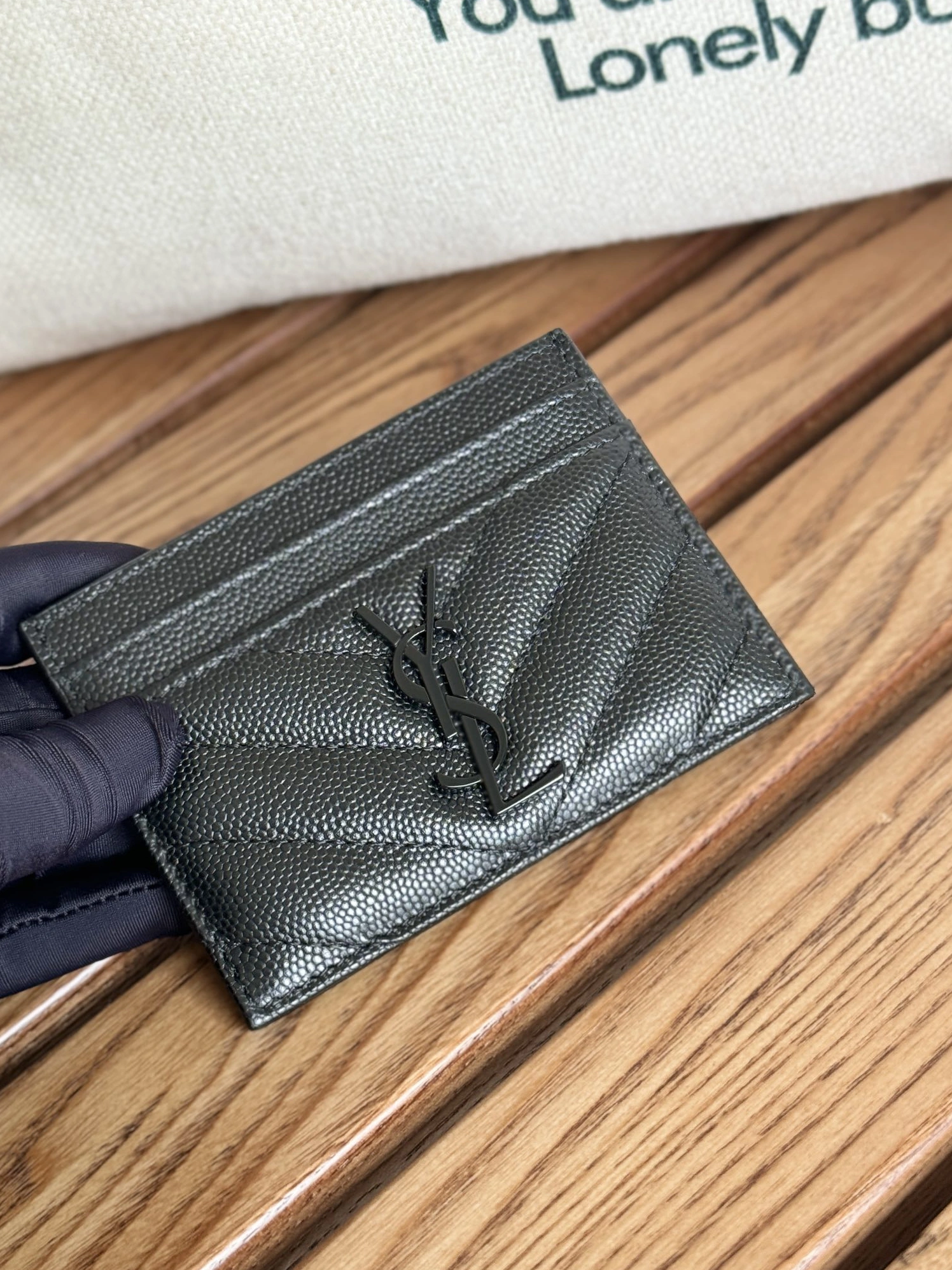 Yves Saint Laurent YSL Card Case Trendy 8889
