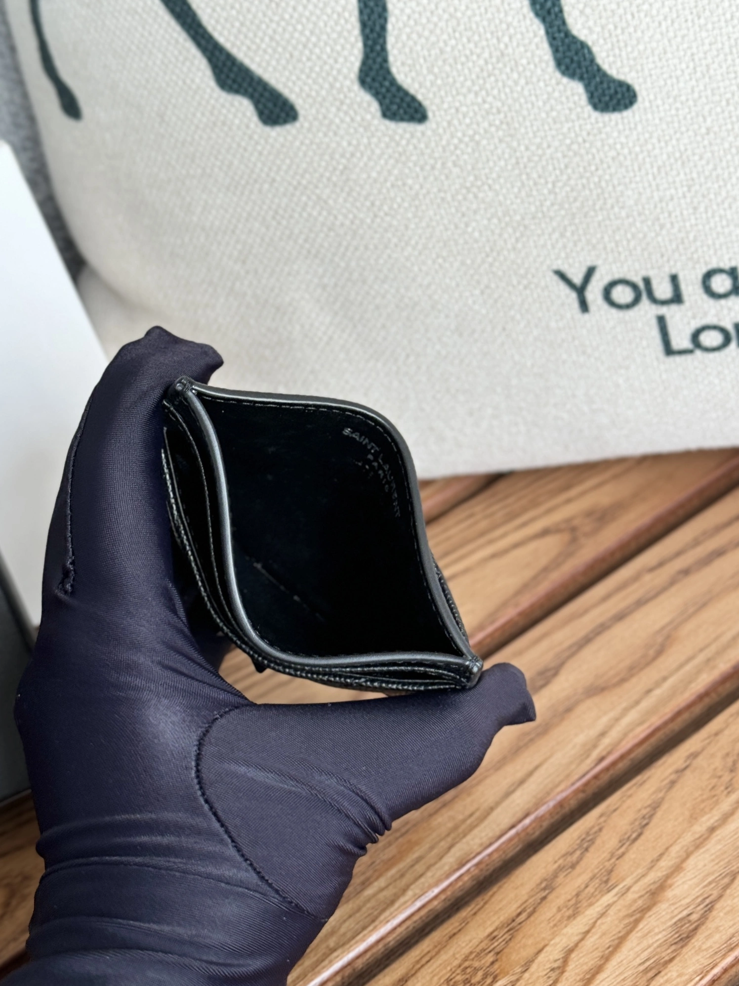 Yves Saint Laurent YSL Card Case Trendy 8889