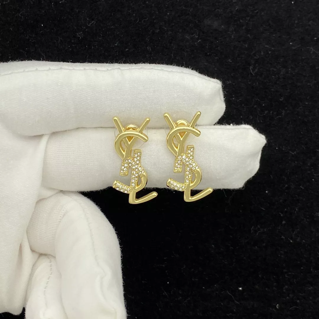 Yves Saint Laurent YSL Earrings For Women Comfortable 7493