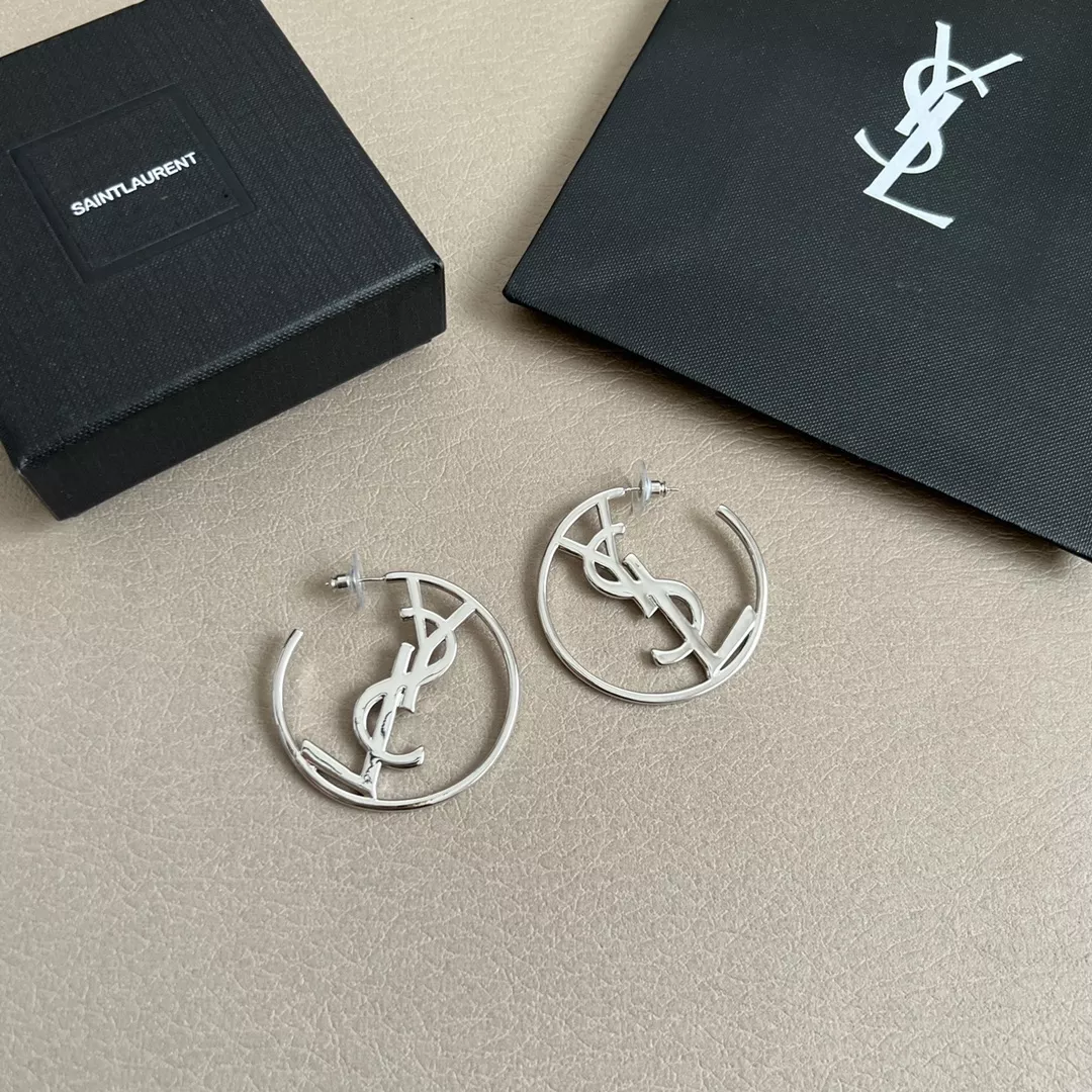 Yves Saint Laurent YSL Earrings For Women Comfortable 8409