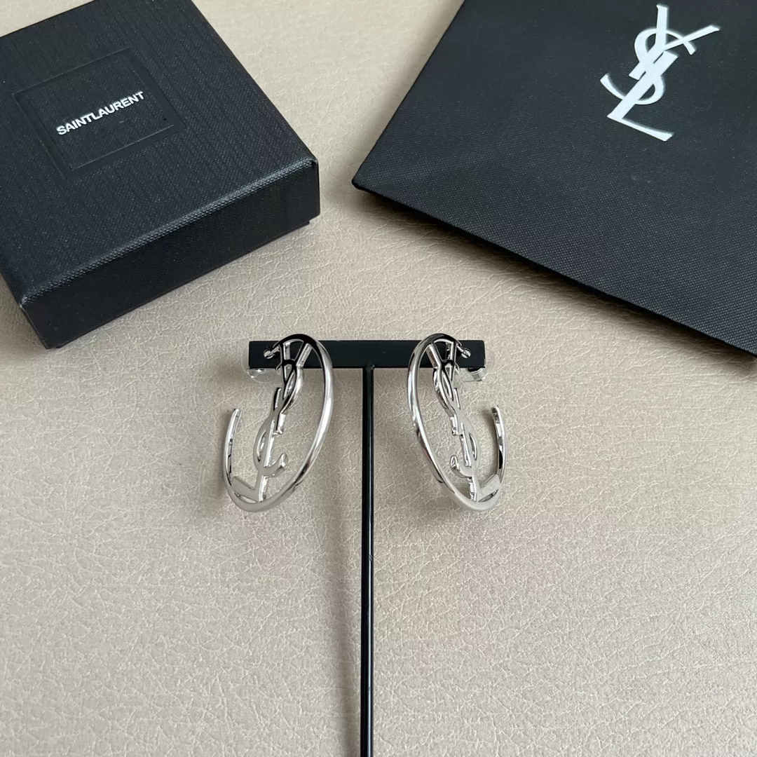 Yves Saint Laurent YSL Earrings For Women Comfortable 8409