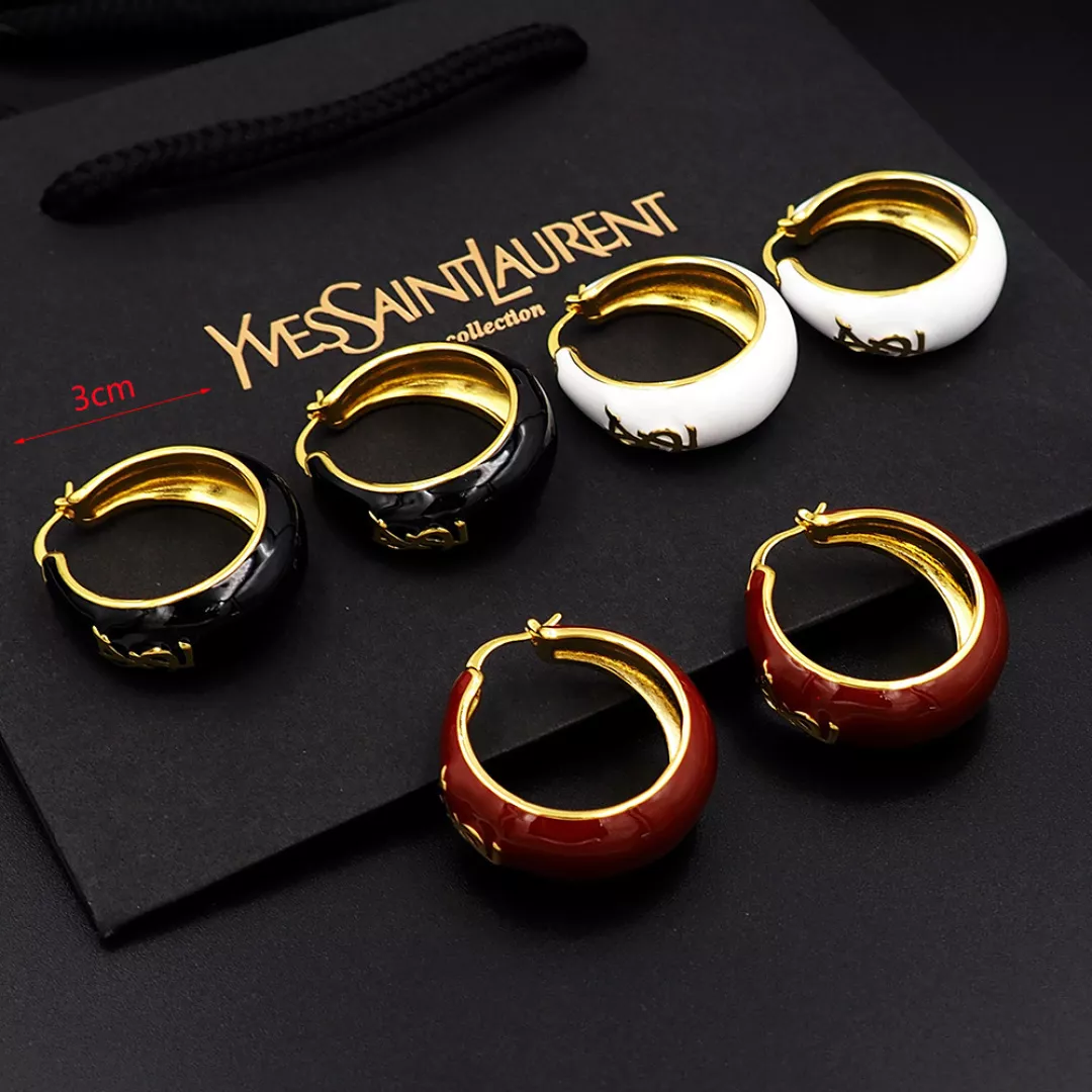 Yves Saint Laurent YSL Earrings For Women EyeCatching 7744
