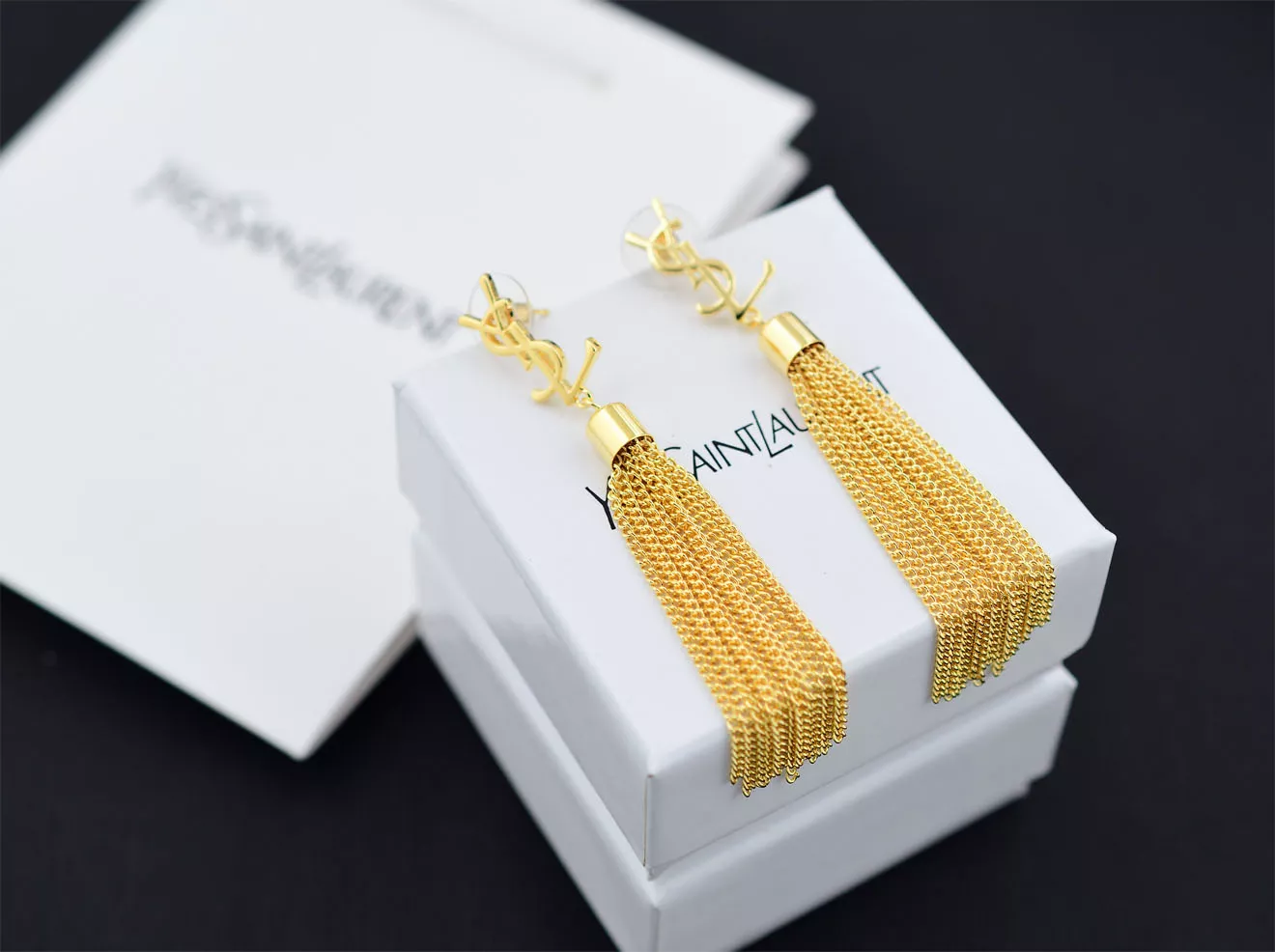 Yves Saint Laurent YSL Earrings For Women Functional 5905