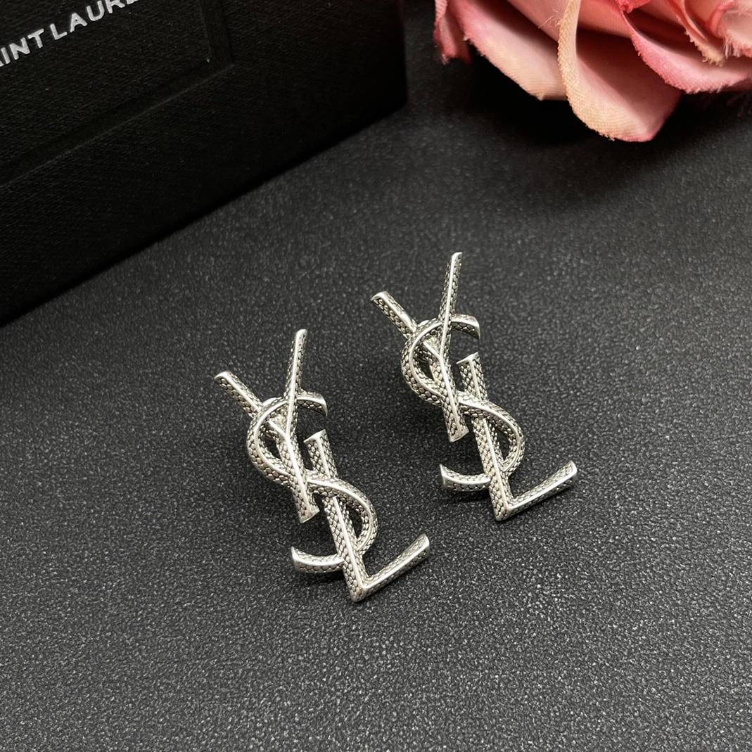 Yves Saint Laurent YSL Earrings For Women Practical 7456