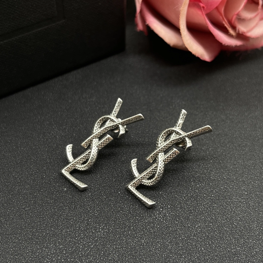 Yves Saint Laurent YSL Earrings For Women Practical 7456