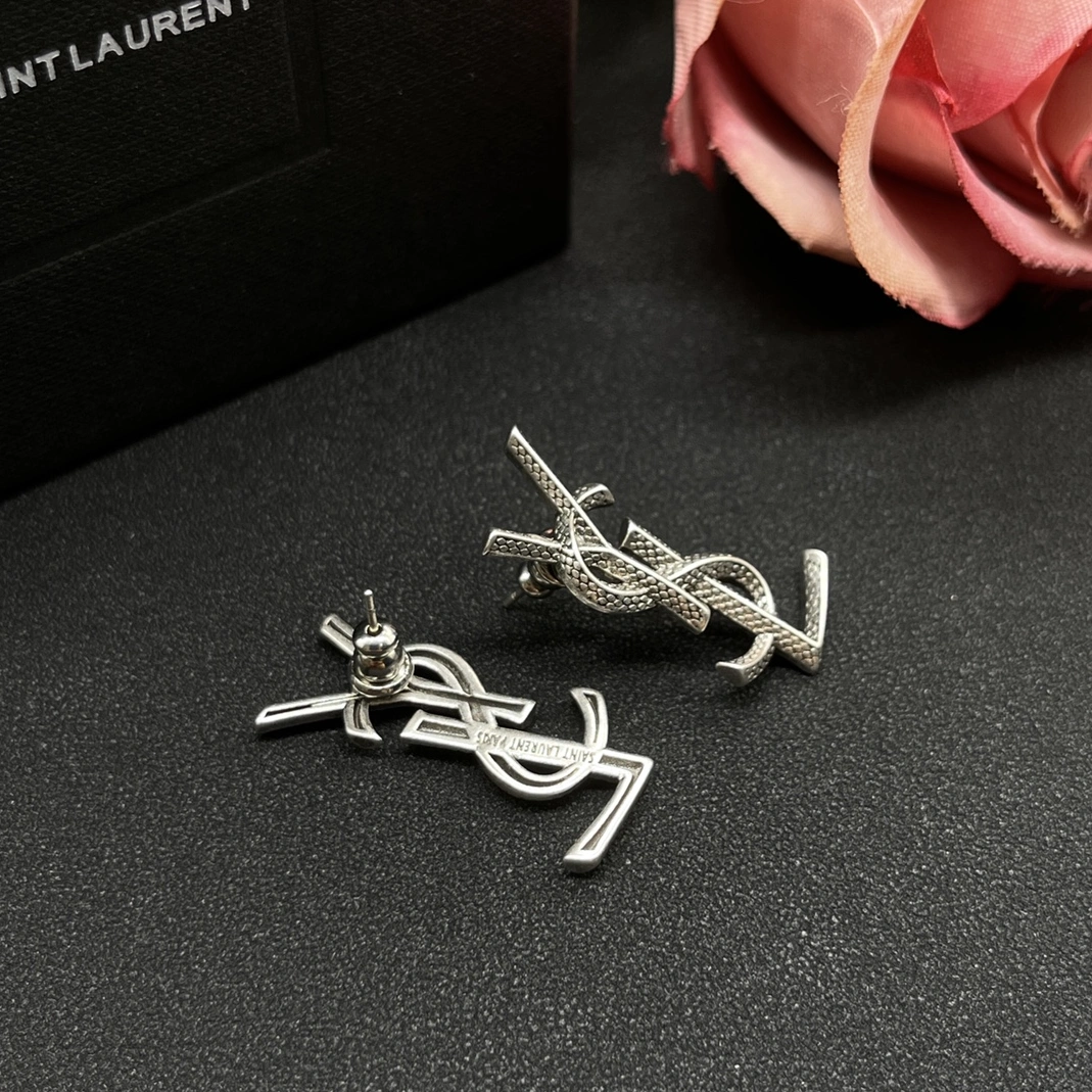 Yves Saint Laurent YSL Earrings For Women Practical 7456