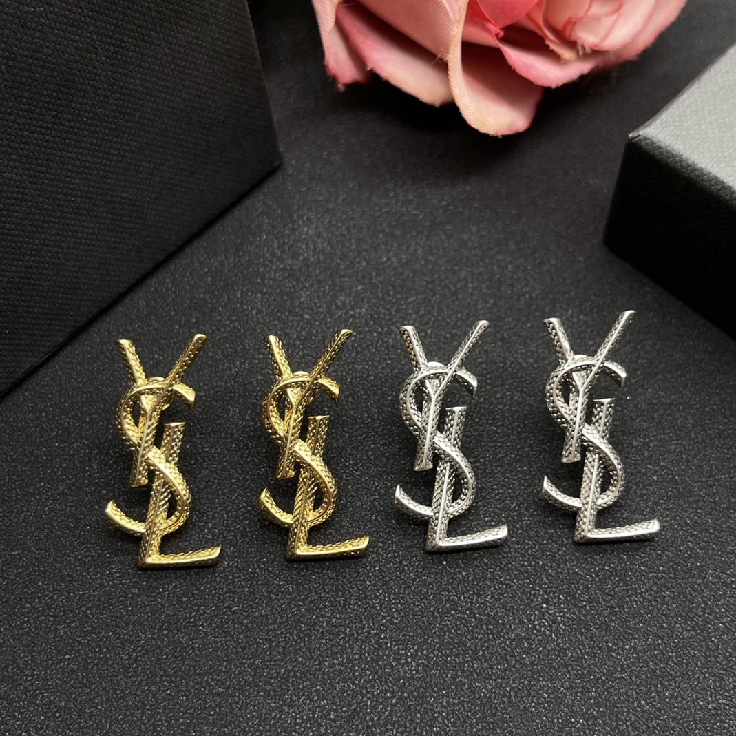 Yves Saint Laurent YSL Earrings For Women Practical 7456