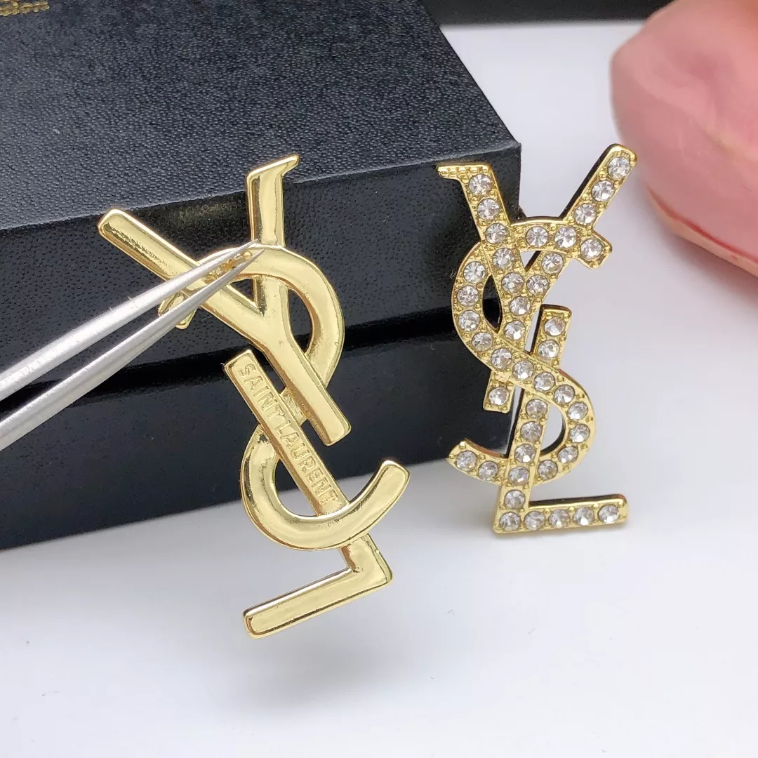 Yves Saint Laurent YSL Earrings For Women Sleek 7782