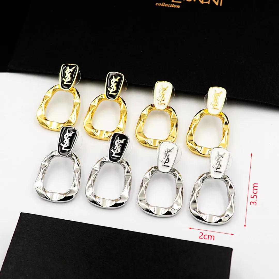 Yves Saint Laurent YSL Earrings For Women Unique 1044