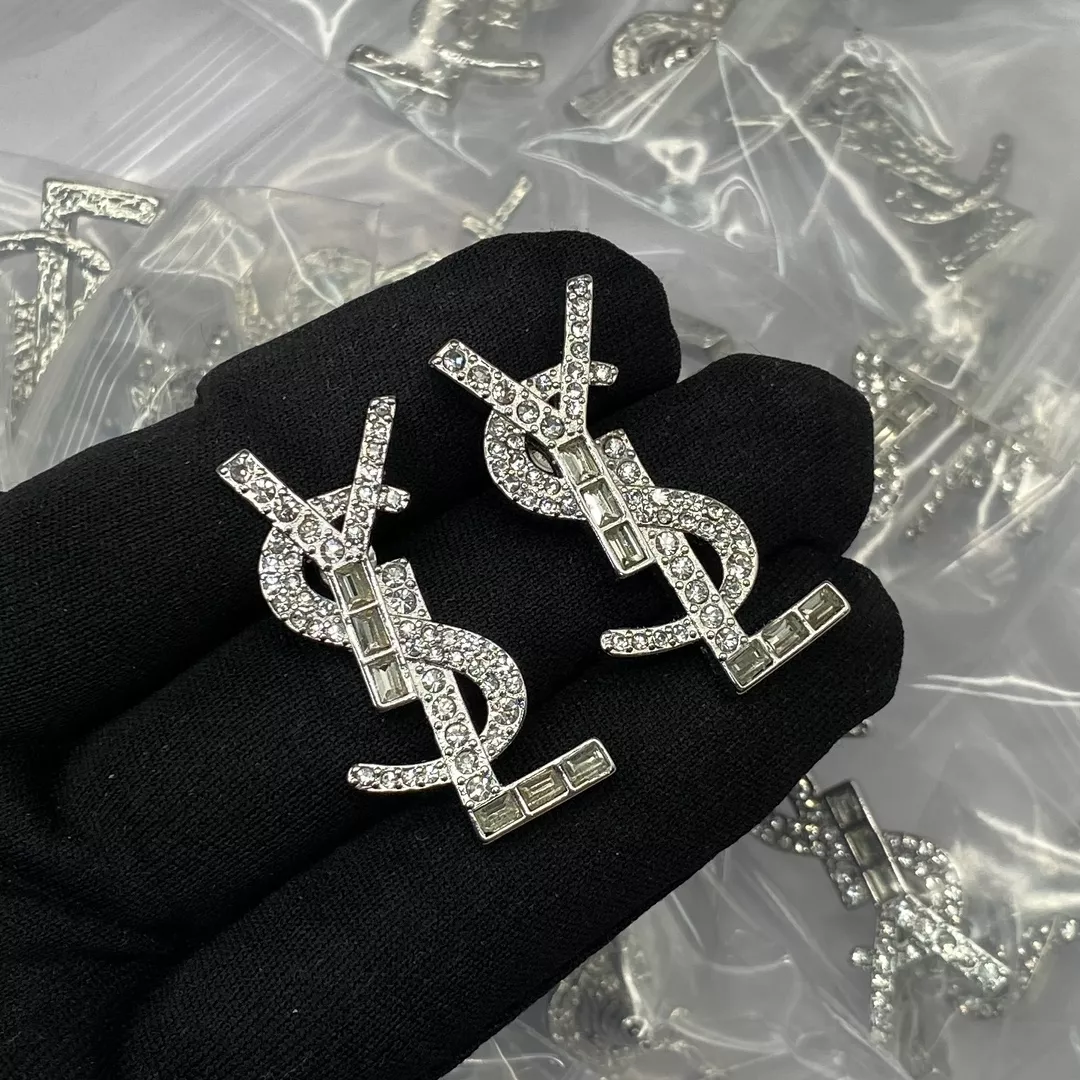 Yves Saint Laurent YSL Earrings For Women Versatile 844