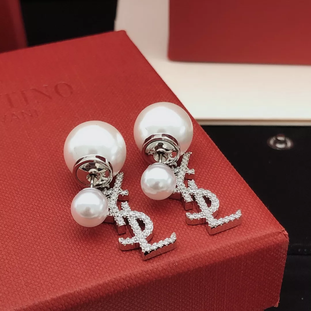 Yves Saint Laurent YSL Earrings For Women Versatile 861