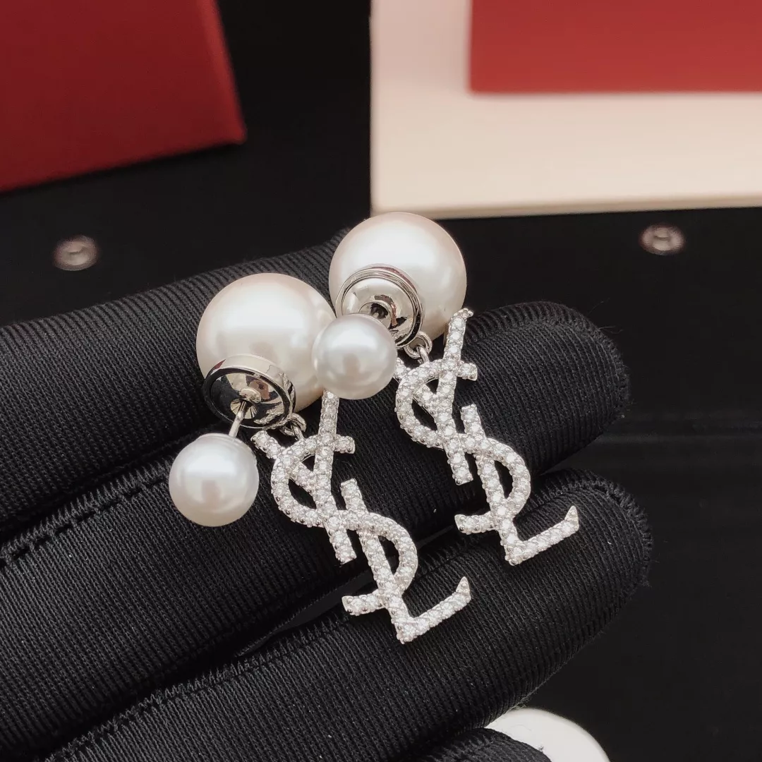 Yves Saint Laurent YSL Earrings For Women Versatile 861