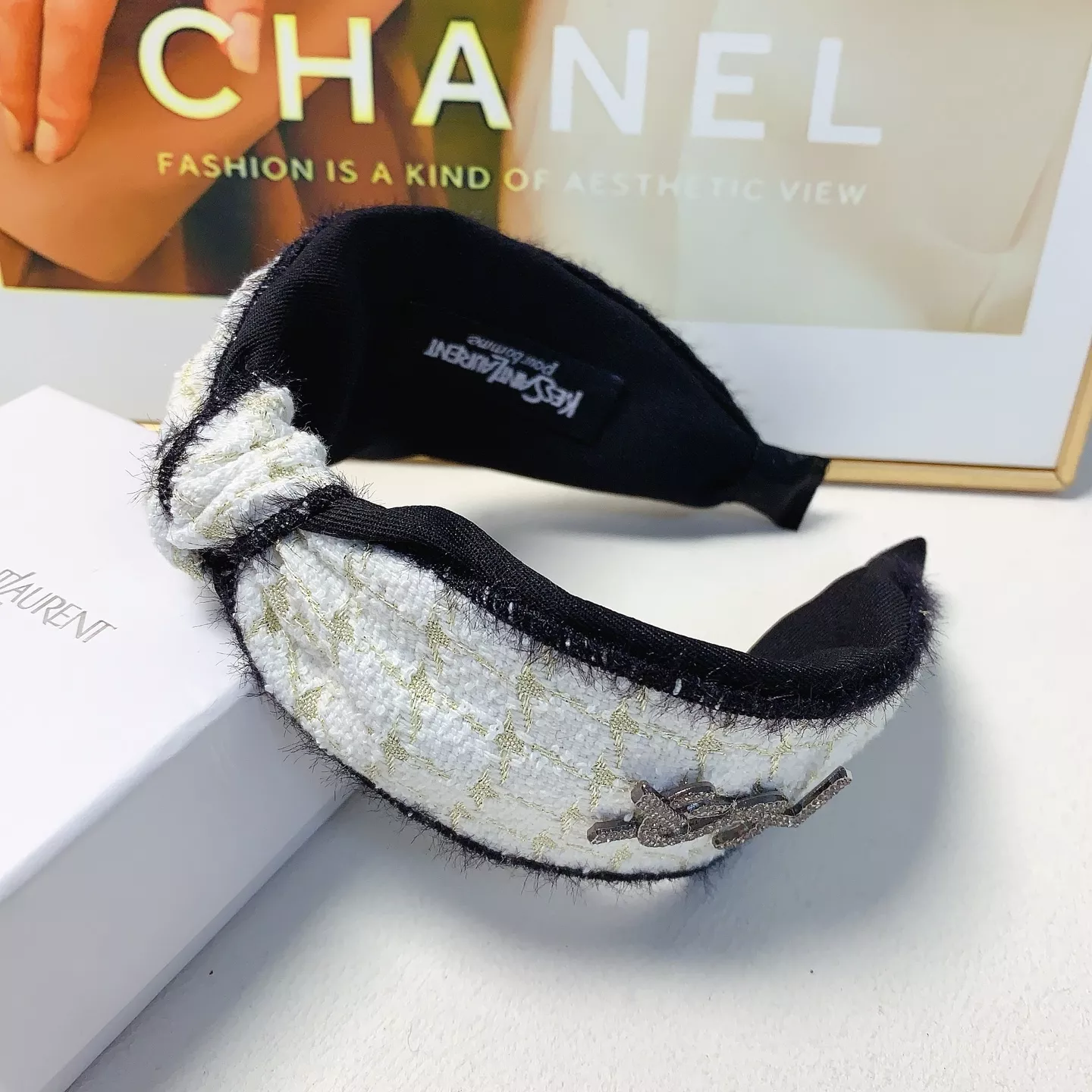 Yves Saint Laurent YSL Headband For Women AllSeason 7785