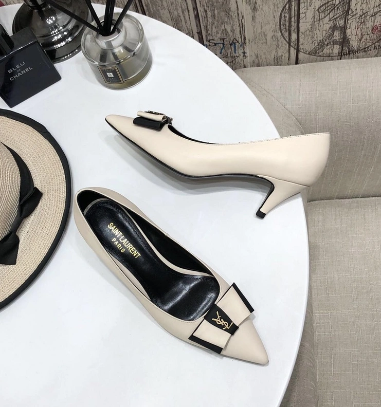 Yves Saint Laurent YSL High-Heeled Shoes For Women Bright 2504