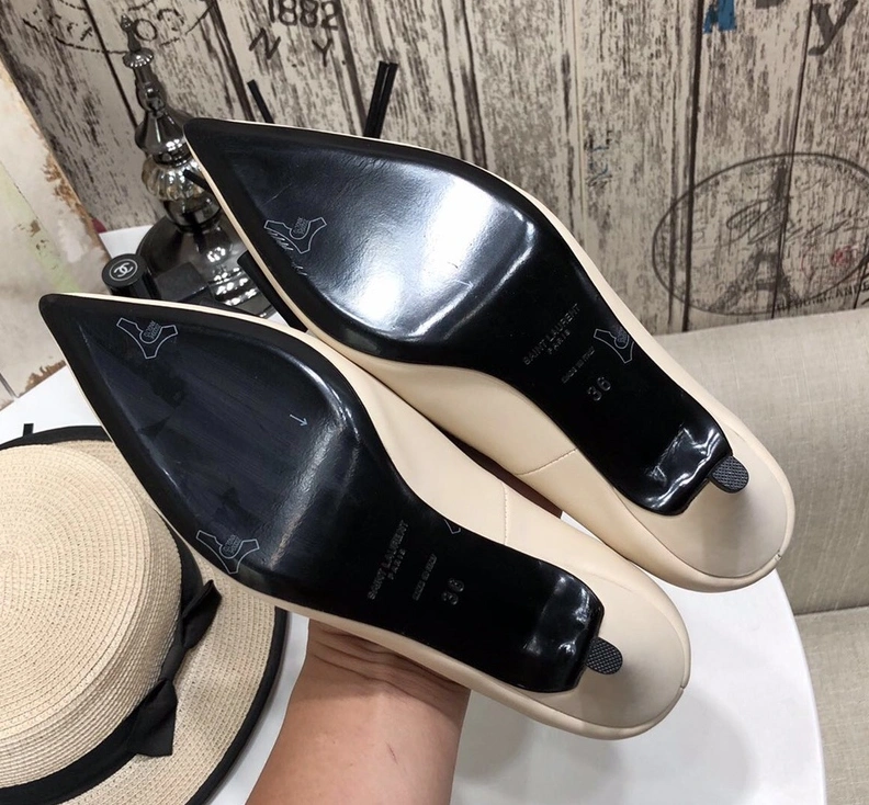 Yves Saint Laurent YSL High-Heeled Shoes For Women Bright 2504