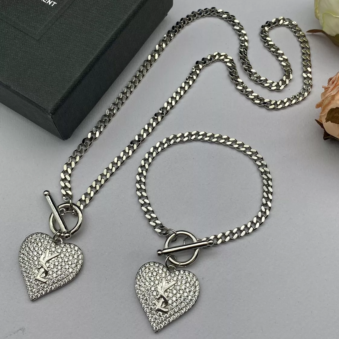 Yves Saint Laurent YSL Jewelry Set Unique 2321