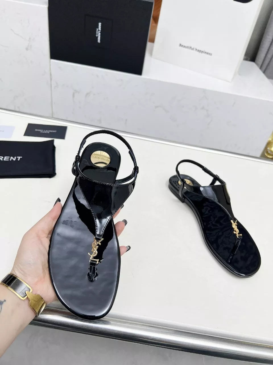 Yves Saint Laurent YSL Sandal For Women Minimalist 182