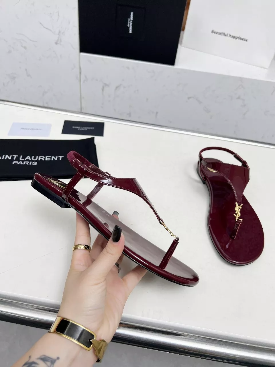 Yves Saint Laurent YSL Sandal For Women Sleek 652