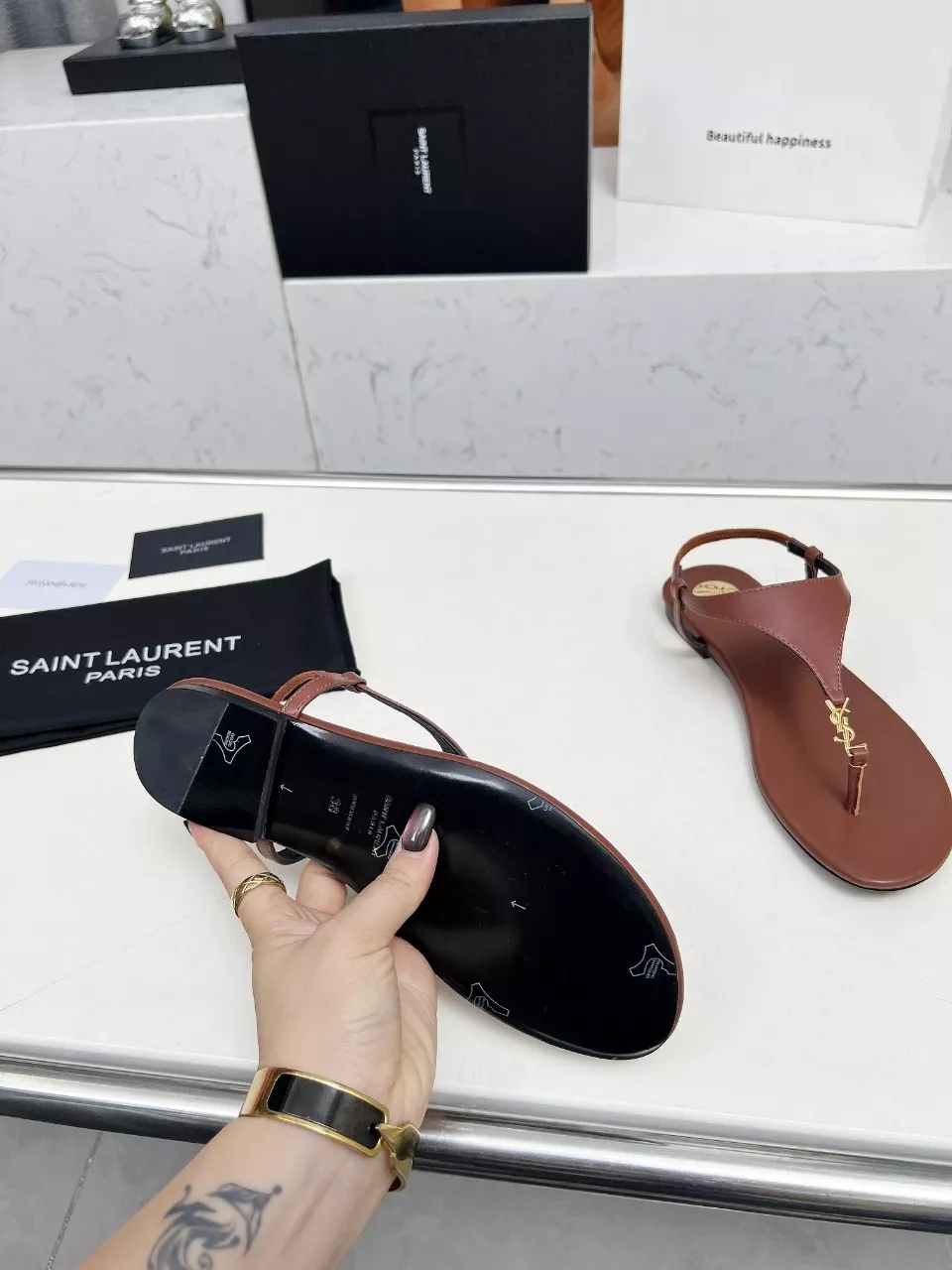 Yves Saint Laurent YSL Sandal For Women Vibrant 2118