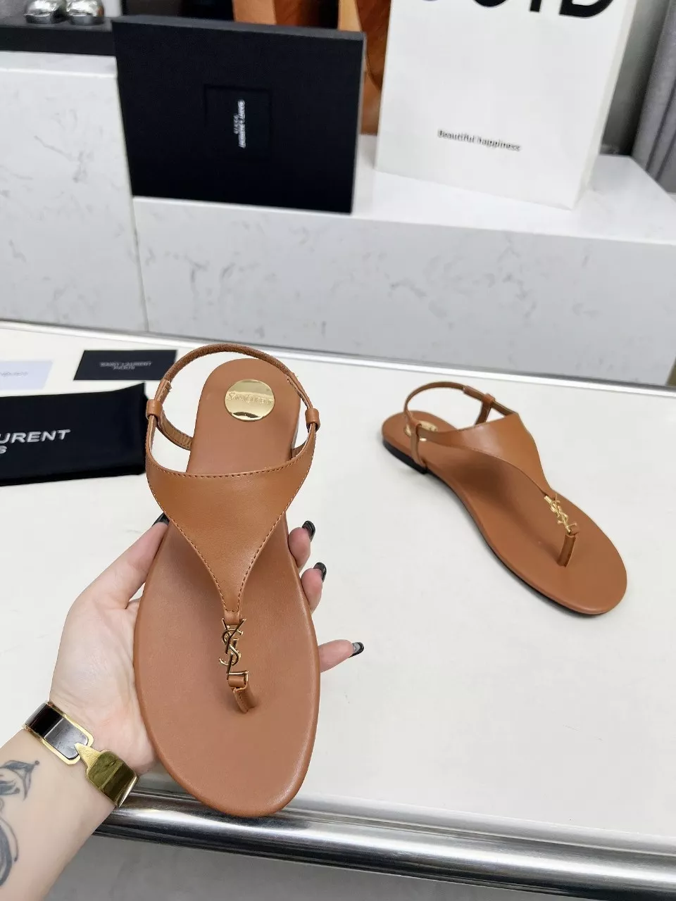 Yves Saint Laurent YSL Sandal For Women Vibrant 6158