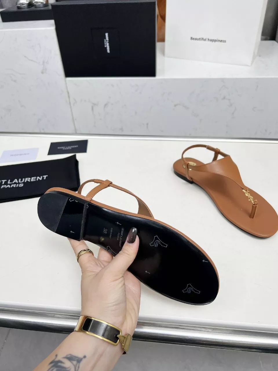 Yves Saint Laurent YSL Sandal For Women Vibrant 6158