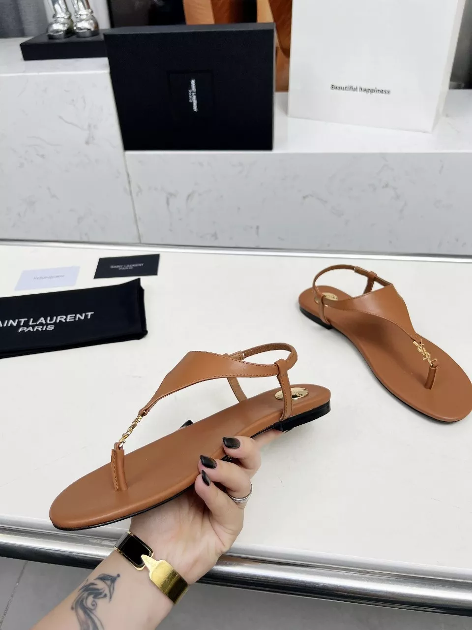 Yves Saint Laurent YSL Sandal For Women Vibrant 6158