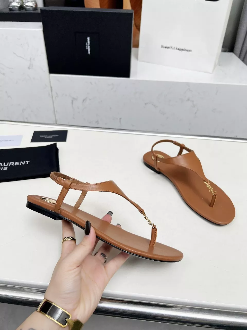 Yves Saint Laurent YSL Sandal For Women Vibrant 6158