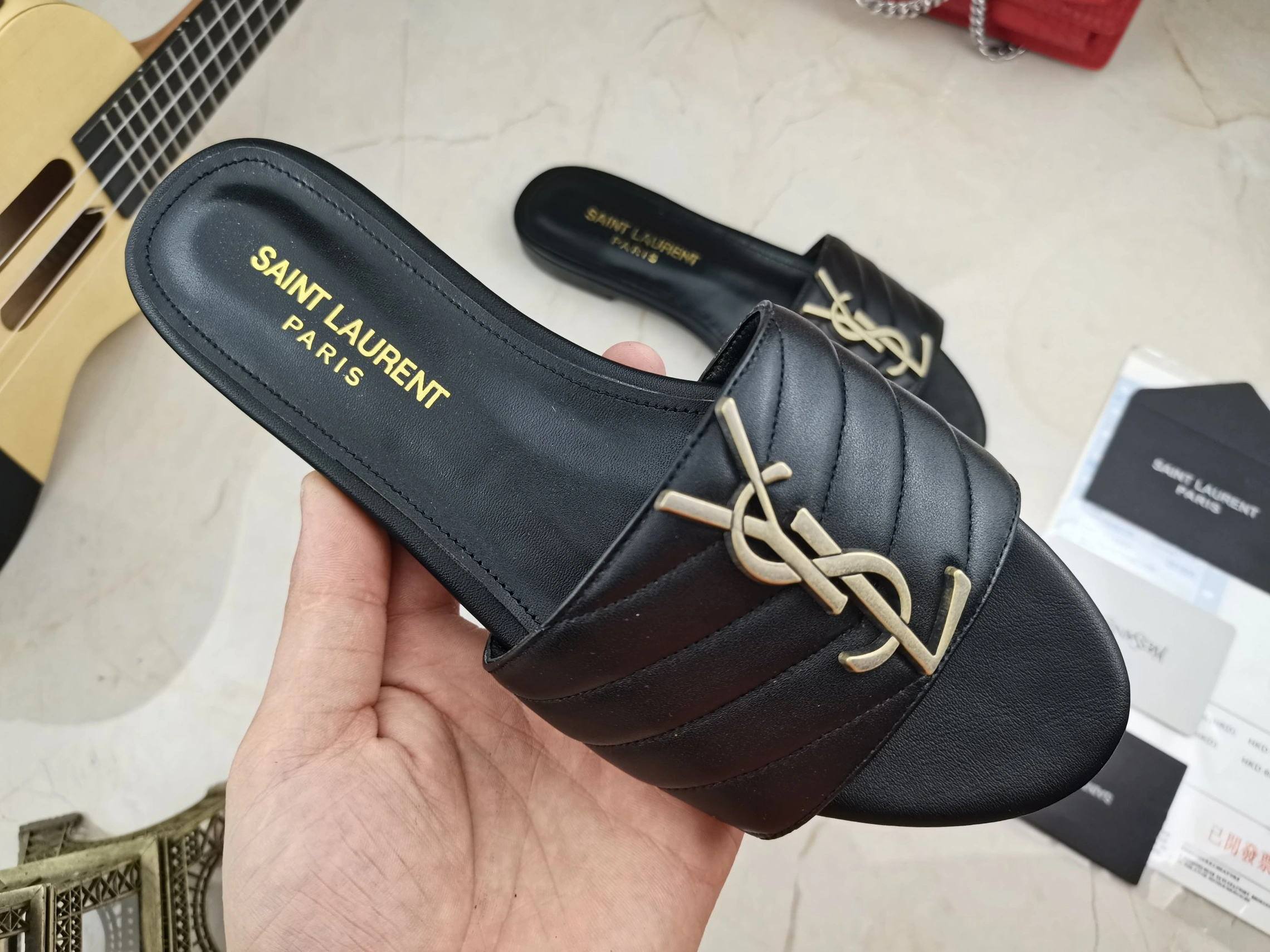 Yves Saint Laurent YSL Slippers For Women Classic 177