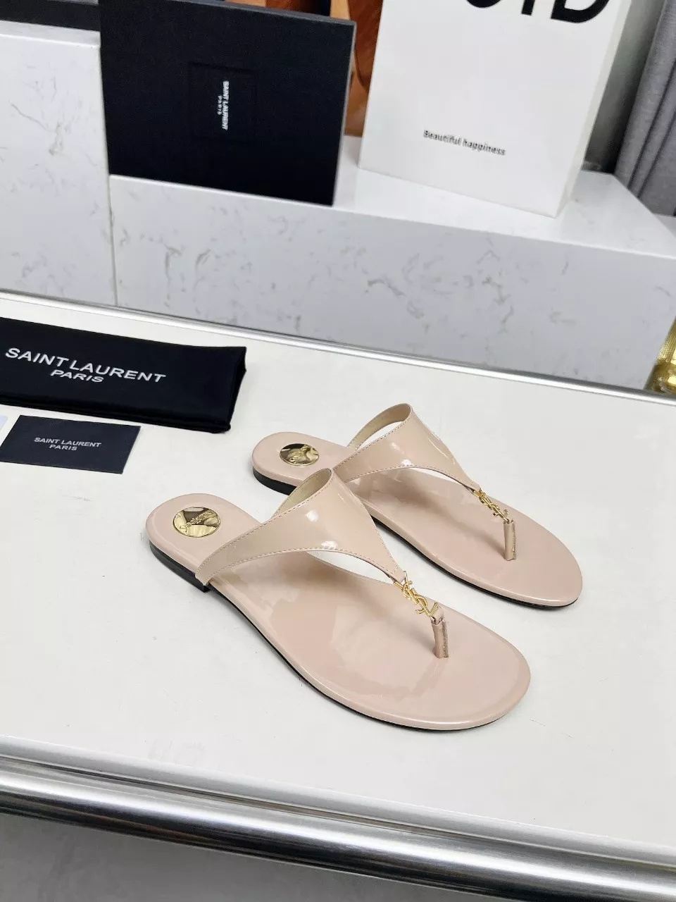 Yves Saint Laurent YSL Slippers For Women Durable 2996