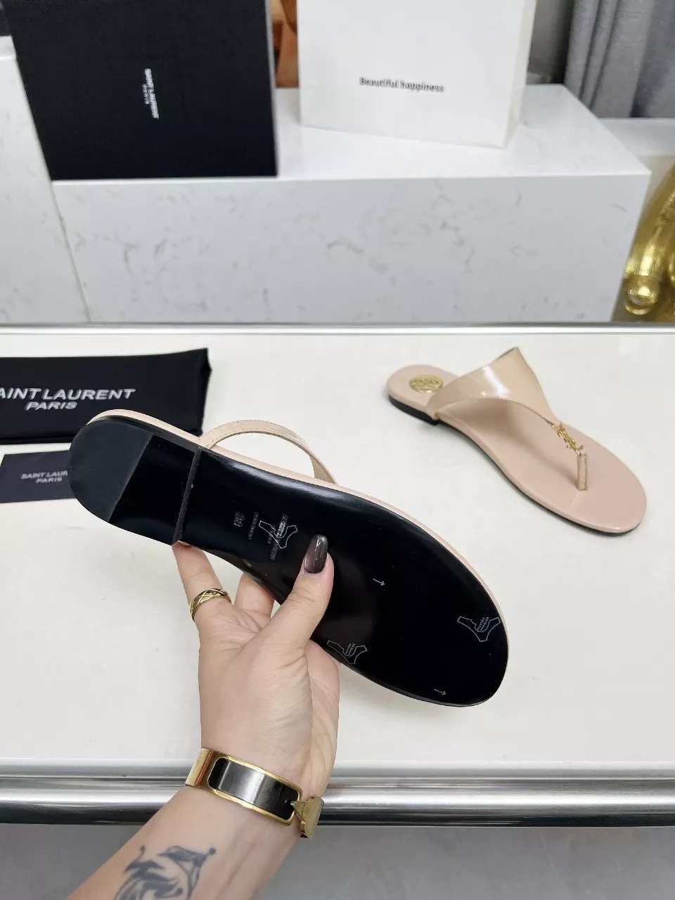 Yves Saint Laurent YSL Slippers For Women Durable 2996