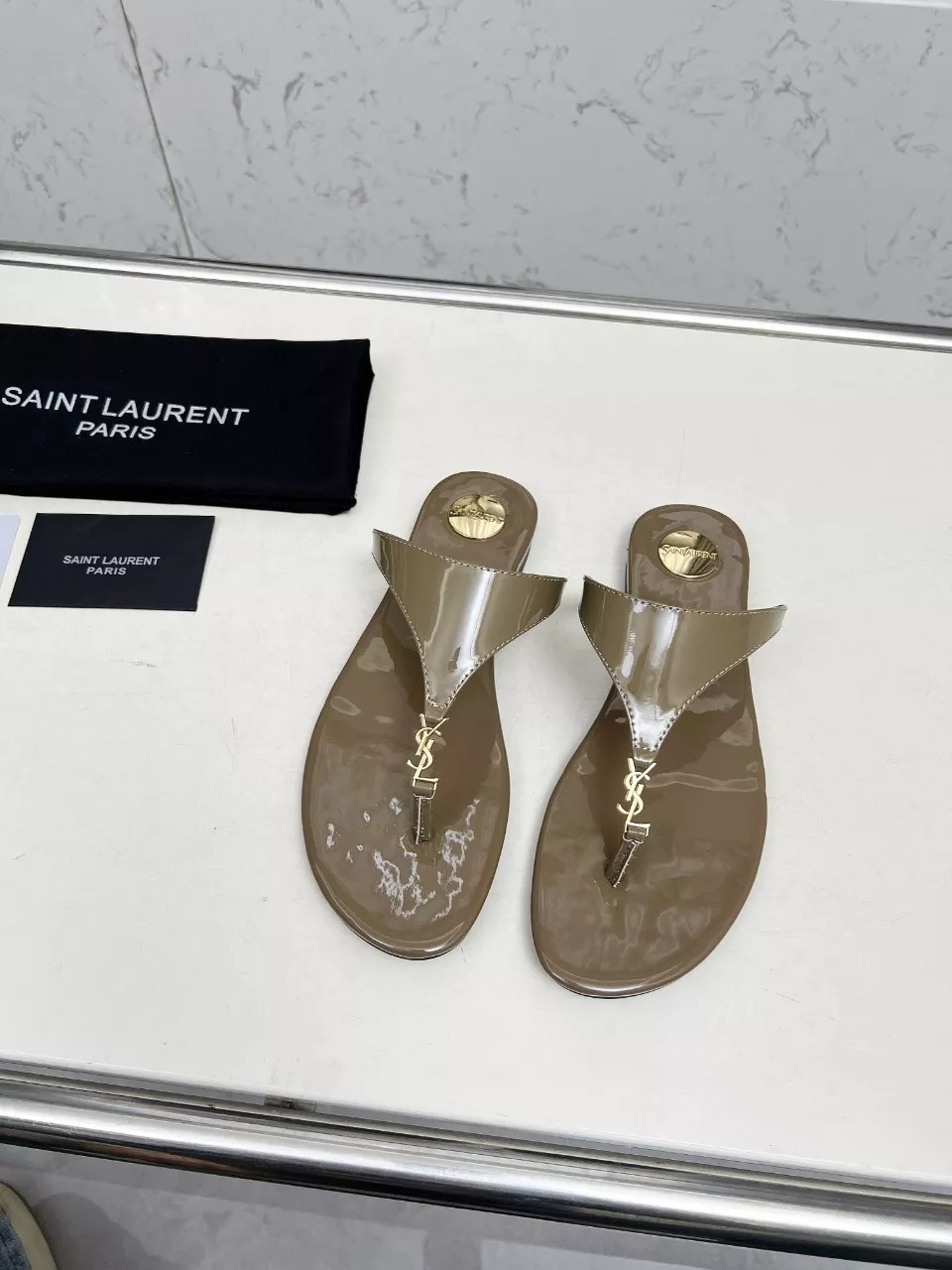 Yves Saint Laurent YSL Slippers For Women Elegant 6999