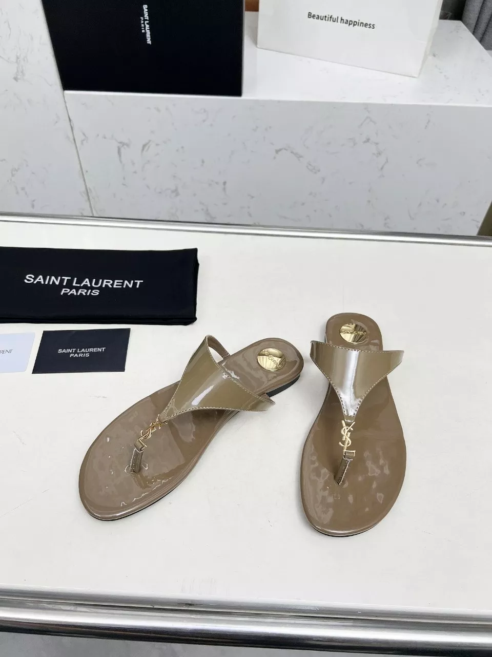 Yves Saint Laurent YSL Slippers For Women Elegant 6999