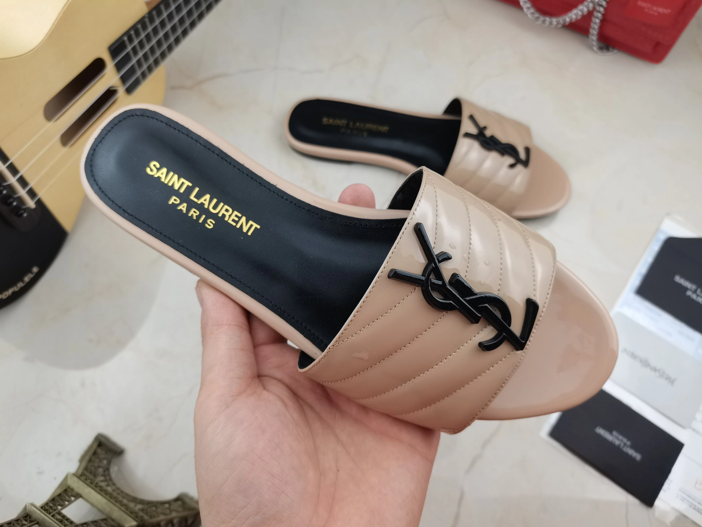 Yves Saint Laurent YSL Slippers For Women Fashionable 6414