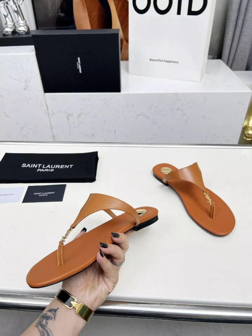 Yves Saint Laurent YSL Slippers For Women NewStyle 7594