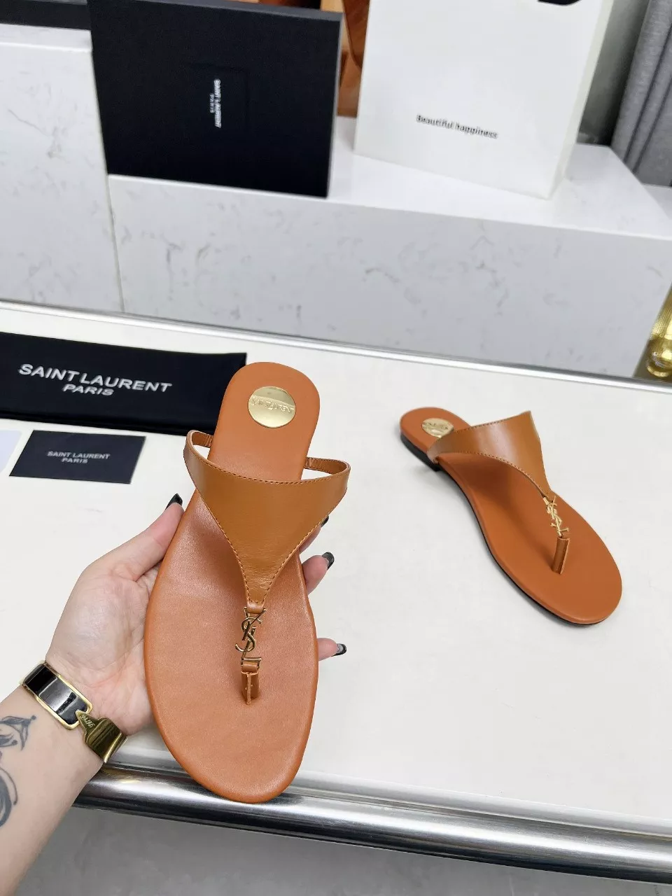 Yves Saint Laurent YSL Slippers For Women NewStyle 7594