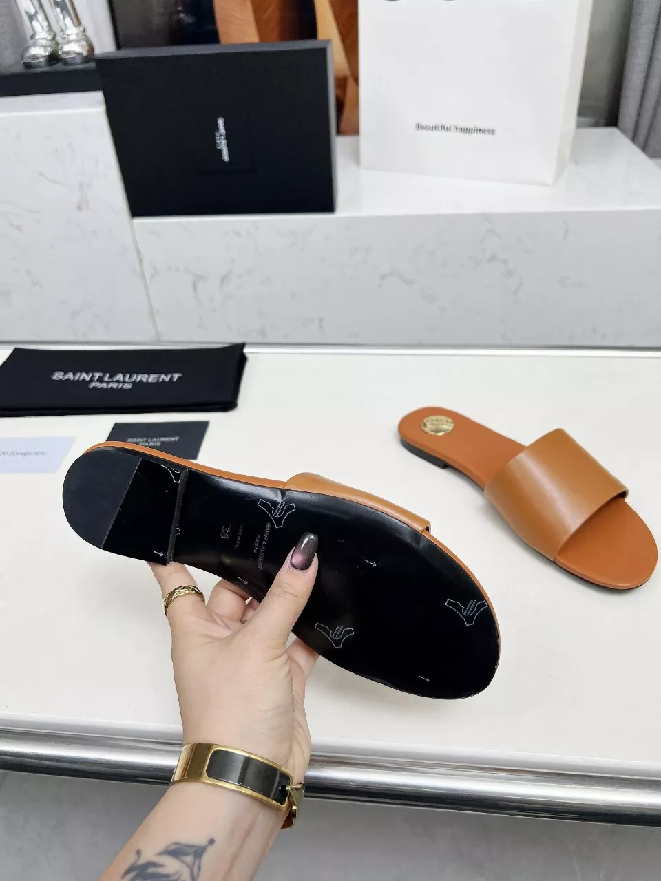 Yves Saint Laurent YSL Slippers For Women Reliable 9441