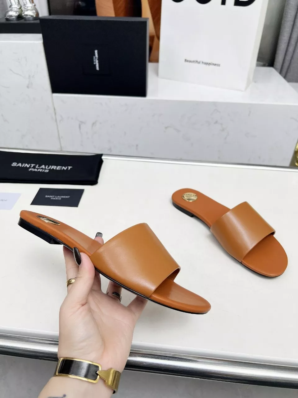 Yves Saint Laurent YSL Slippers For Women Reliable 9441