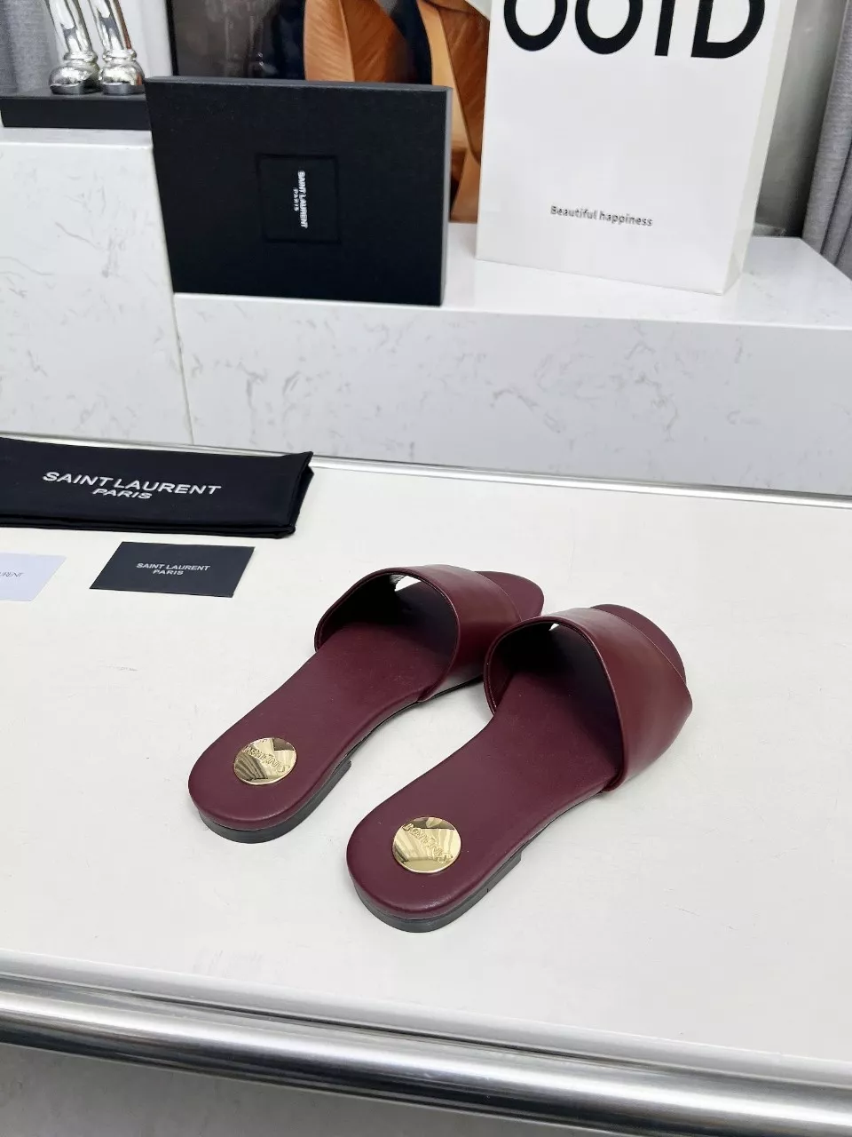 Yves Saint Laurent YSL Slippers For Women Versatile 3567