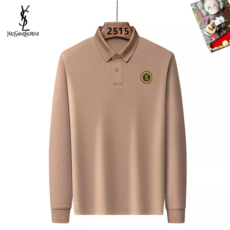 Yves Saint Laurent YSL T-shirts Long Sleeved For Men Fashionable 8187