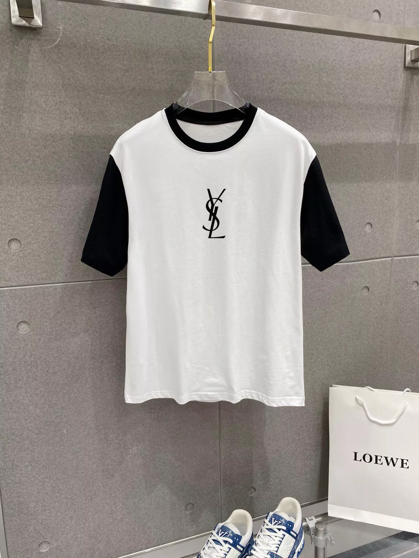 Yves Saint Laurent YSL T-shirts Short Sleeved For Men Durable 801