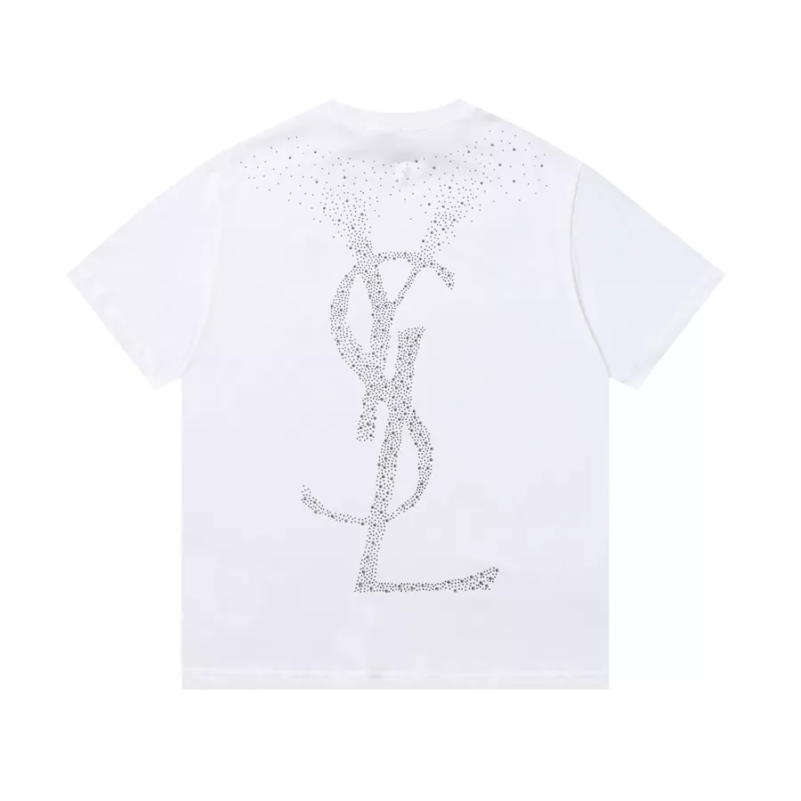 Yves Saint Laurent YSL T-shirts Short Sleeved For Unisex EasyMatch 3079